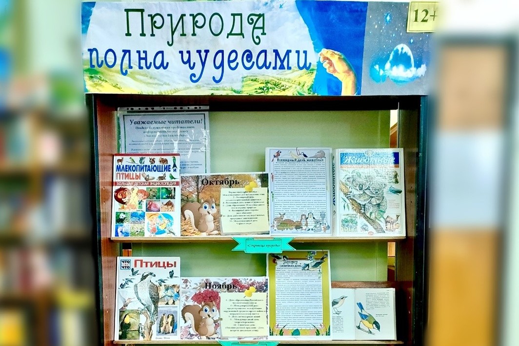 Выставка «Полна природа чудесами» (12+) Выставка «Полна природа чудесами» (12+)