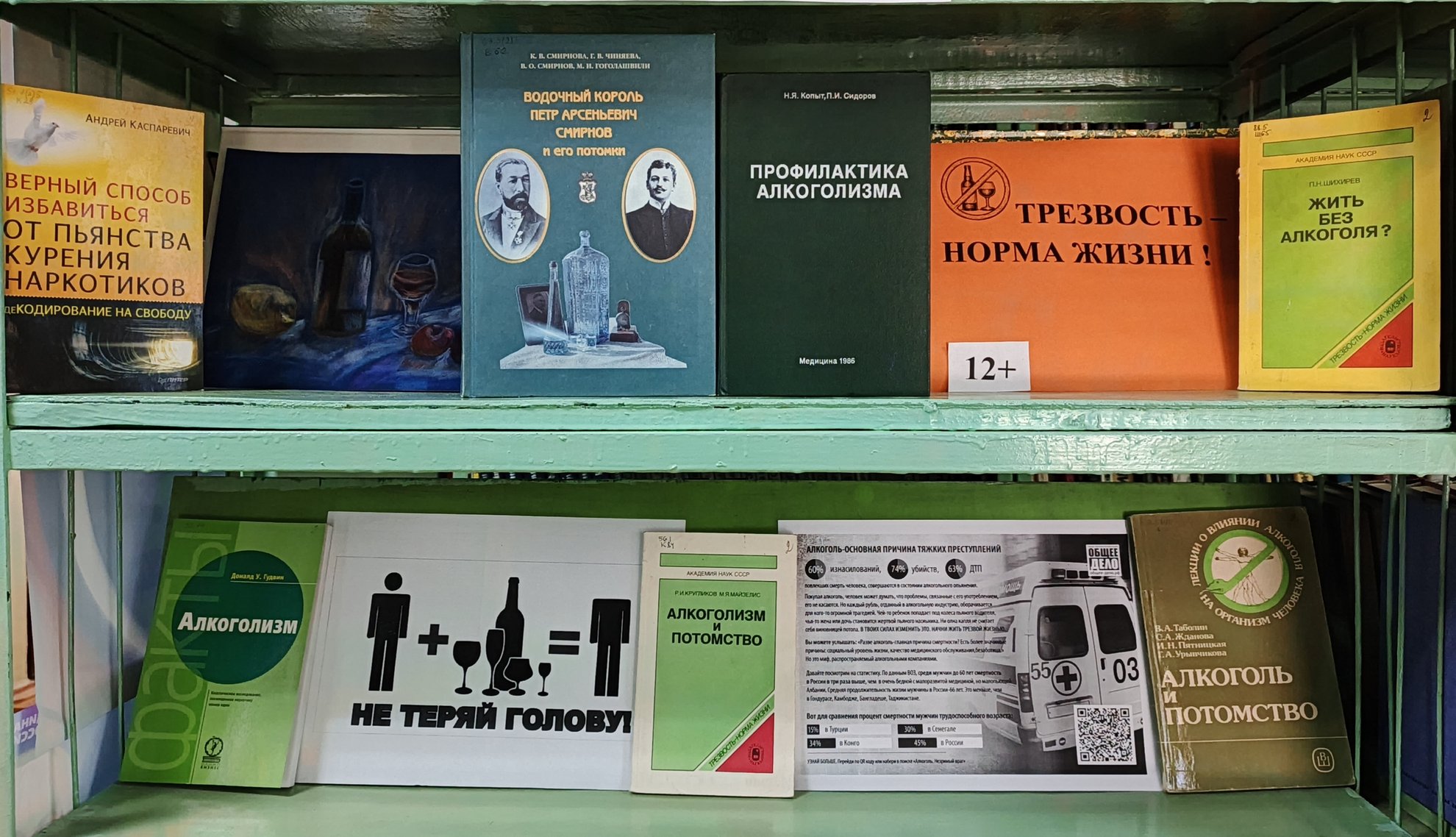 Книжная выставка «Трезвость – норма жизни!» (12+) Книжная выставка «Трезвость – норма жизни!» (12+)