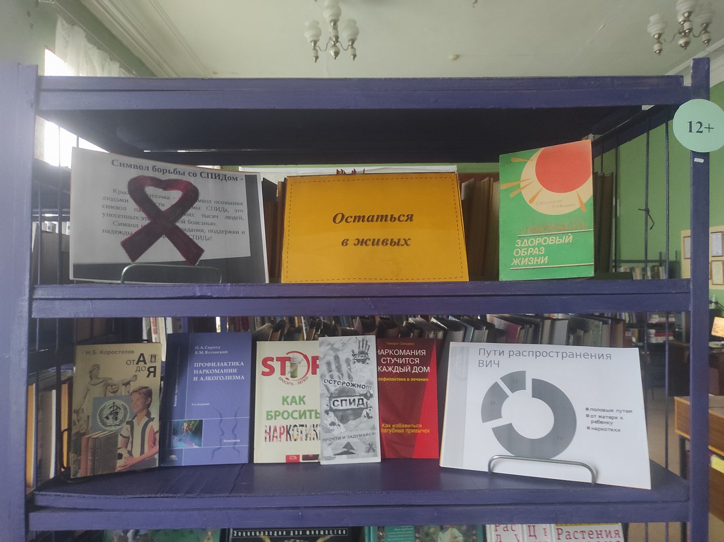 Книжная выставка «Остаться в живых» (12+) Книжная выставка «Остаться в живых» (12+)