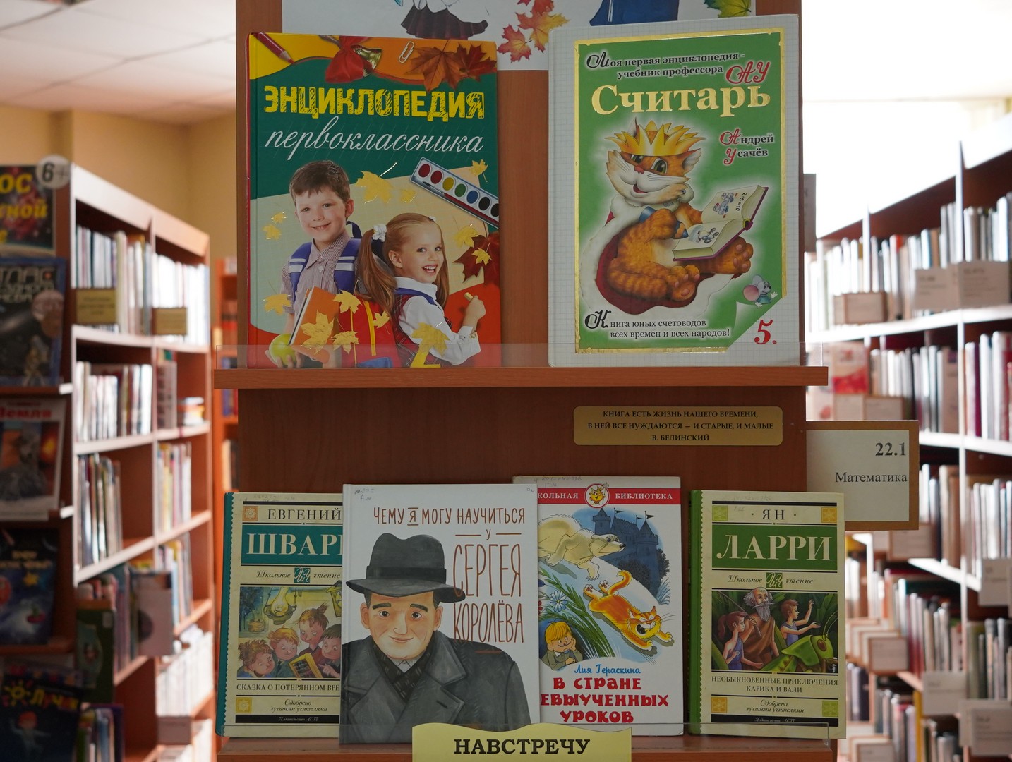 Книжная выставка «Большая перемена» (6+)