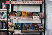 Книжная выставка «История в романах» (16+)