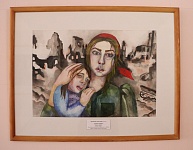 Выставка живописных работ учащихся Новомосковской детской художественной школы «О войне, о мире и о жизни» 