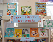 Книжная выставка «С книгой дружим всей семьёй» (0+)