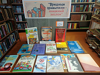 Книжная выставка «Вредным привычкам книжный заслон» (12+)