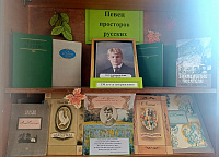 Книжная выставка «Певец просторов русских» (12+)